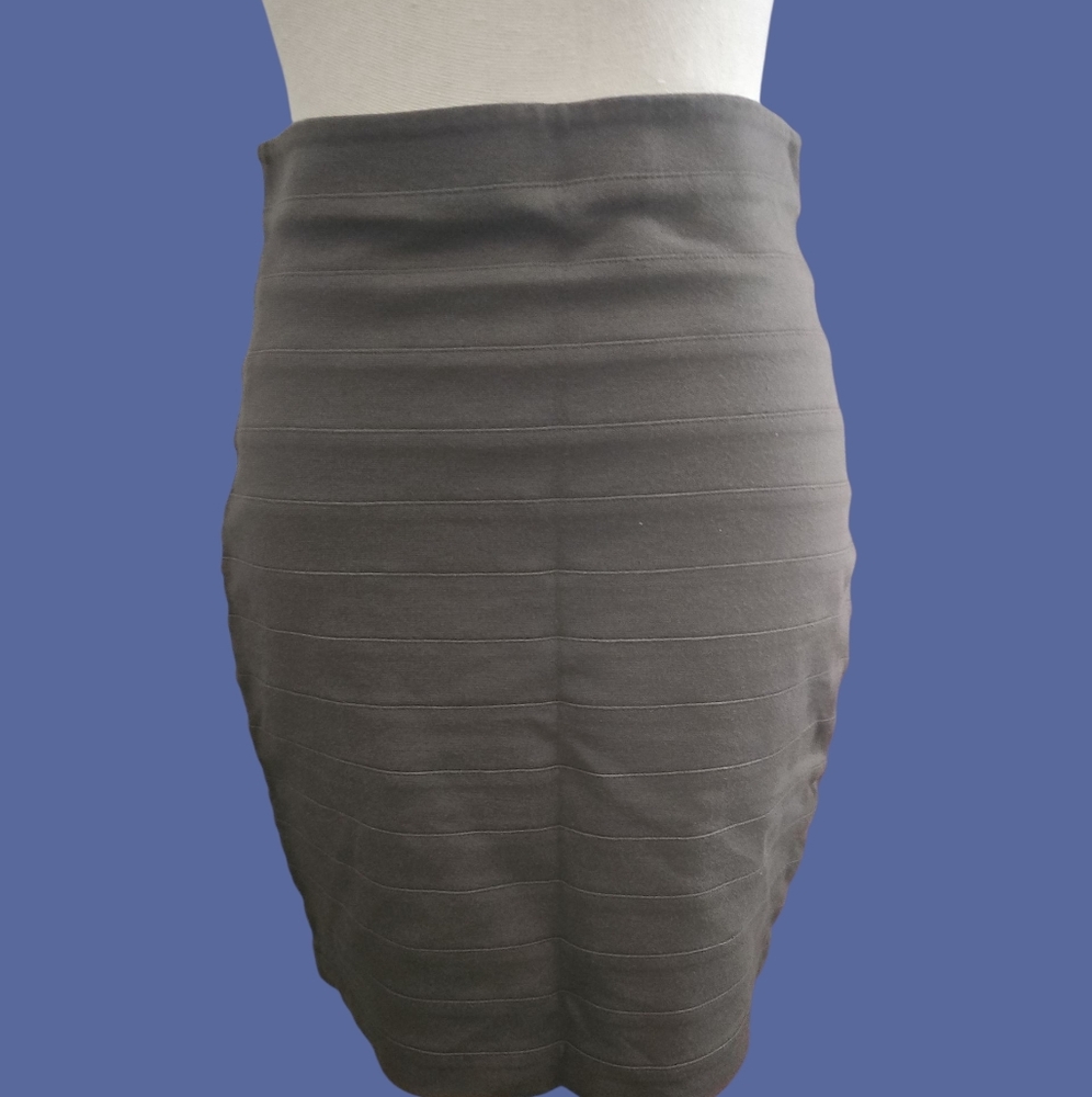 Express Charcoal Pencil Skirt